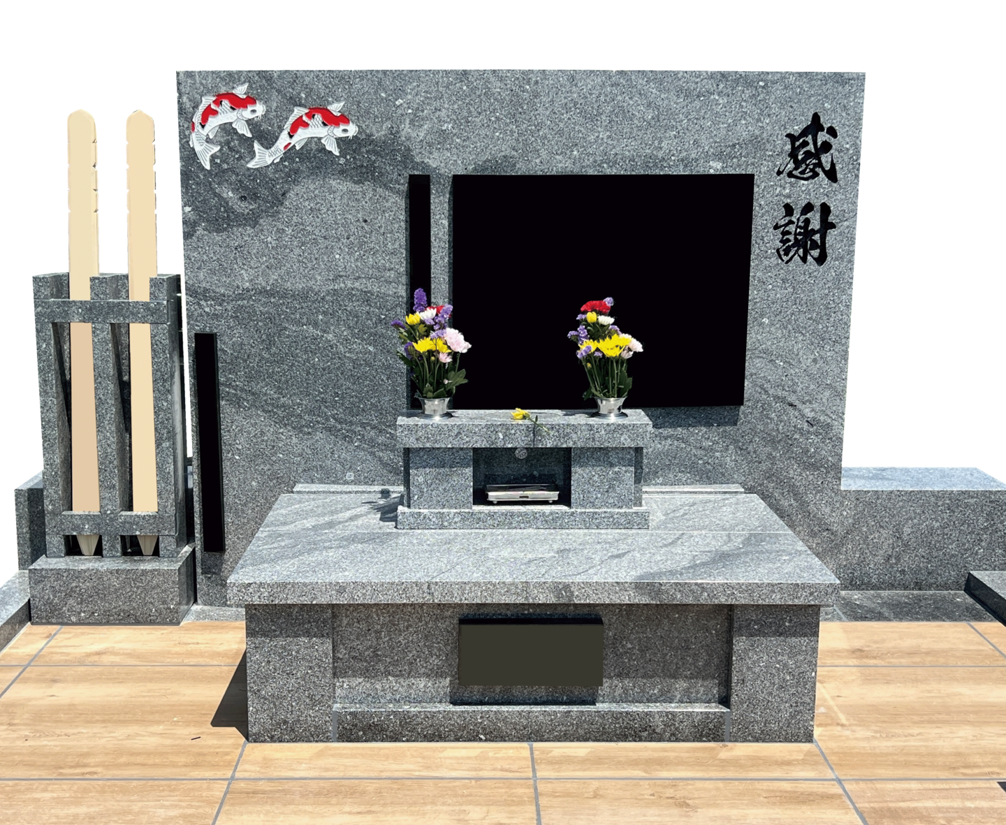 戒名板を一名づつ設置